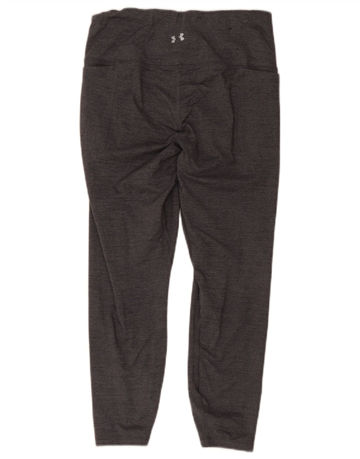 Under Armour Legging Capri Femme UK 12 Gris Moyen