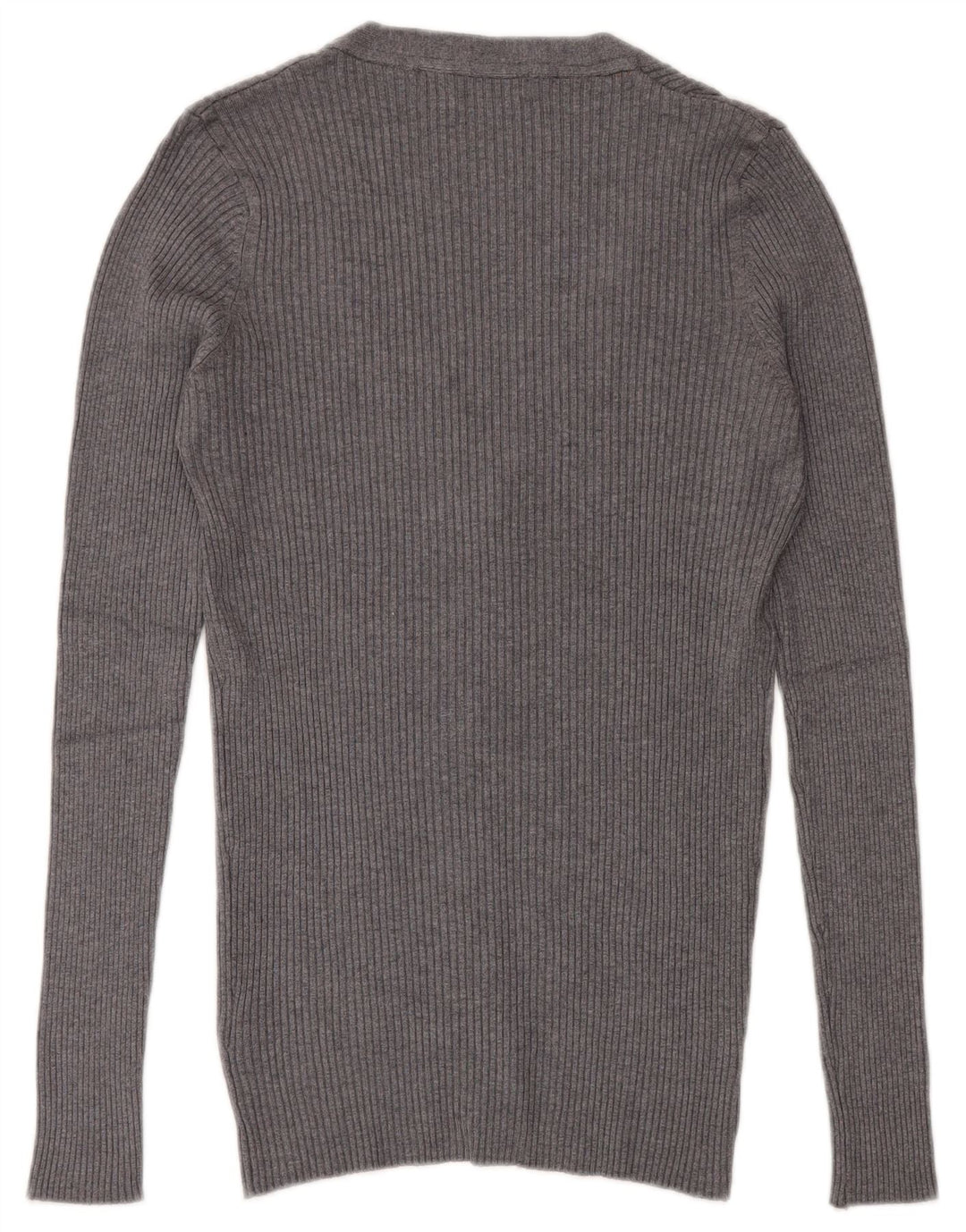Zara Homme Cardigan Pull Gris Moyen Viscose