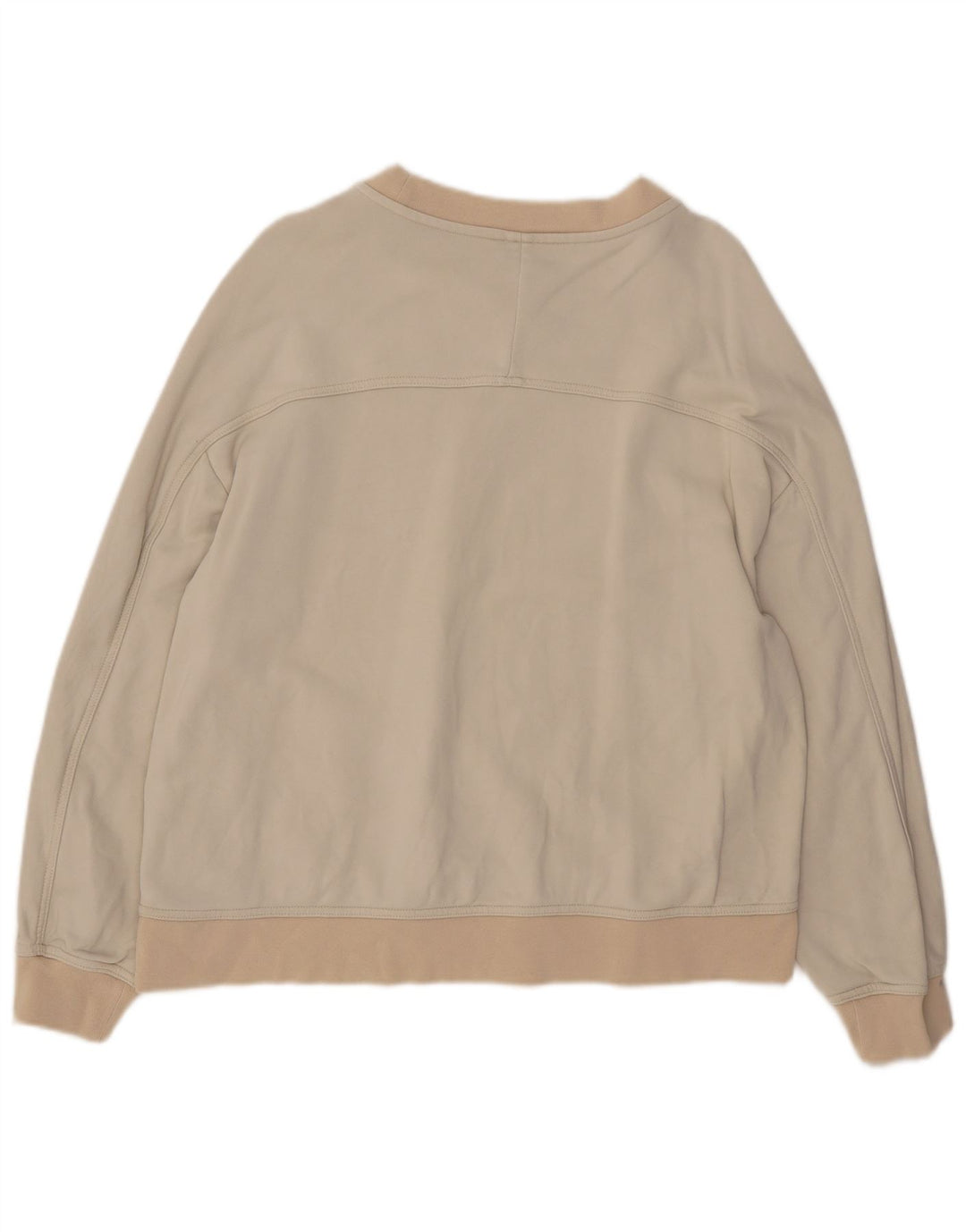 Cos Sweat-shirt pour femme UK 44 Beige moyen Polyamide