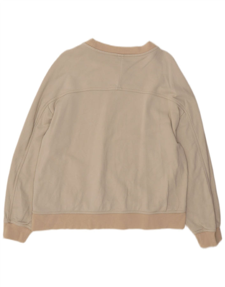 Cos Sweat-shirt pour femme UK 44 Beige moyen Polyamide