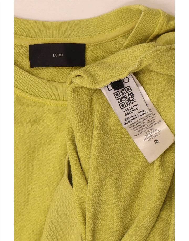 Liu Jo Sweatshirt Jumper XL Jaune Coton Homme