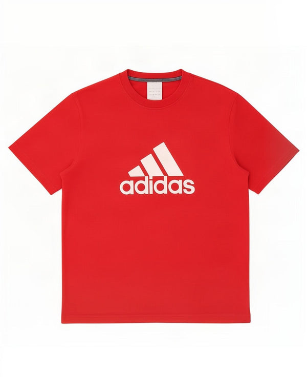 Adidas T-Shirt Graphique Homme Top XL Coton Rose