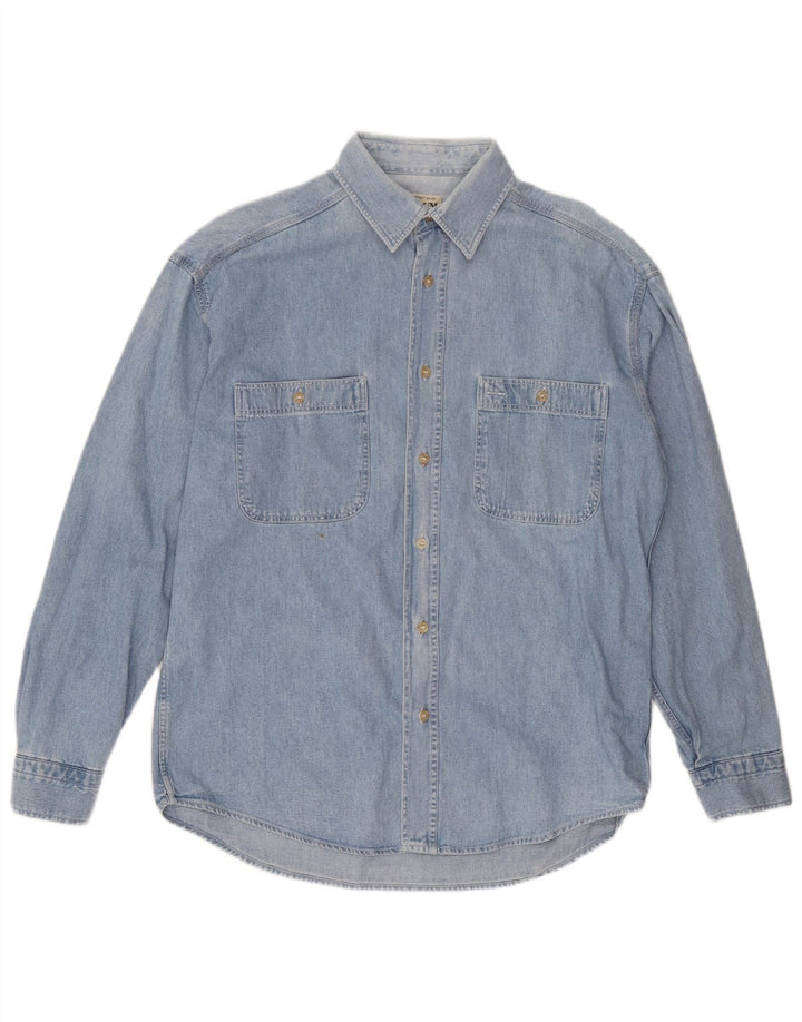 Wampum Chemise En Jean Homme Bleu Moyen