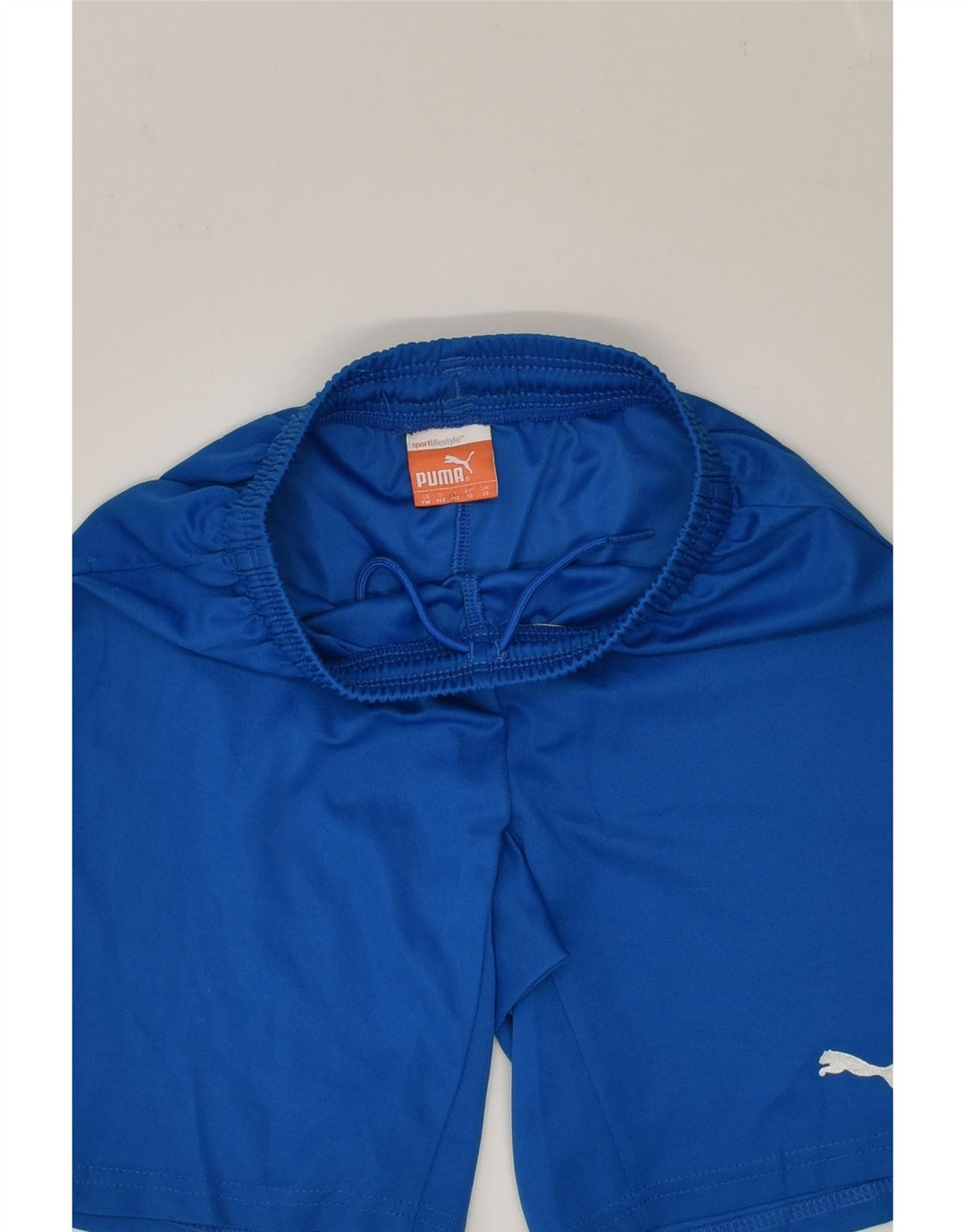 PUMA Boys Sport Shorts 9-10 Years Blue | Vintage Puma | Thrift | Second-Hand Puma | Used Clothing | Messina Hembry 