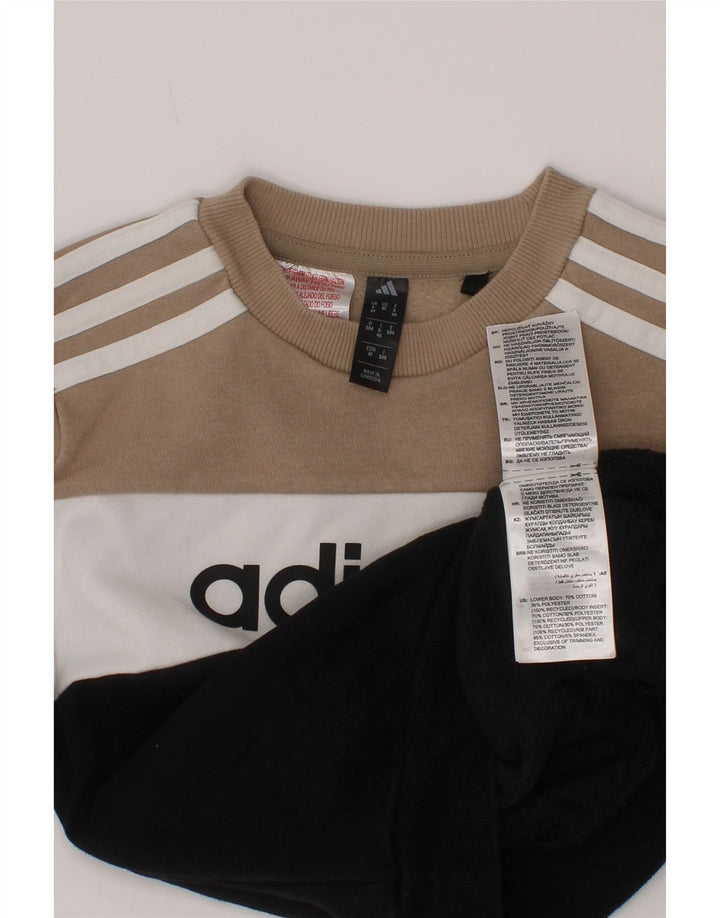 Adidas Sweat-shirt graphique pour garçon 3-4 ans Multicolore Colourblock