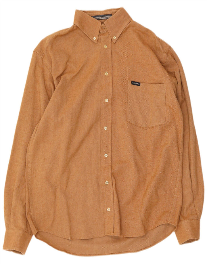 SERGIO TACCHINI Chemise Flanelle Homme Beige Moyen Coton