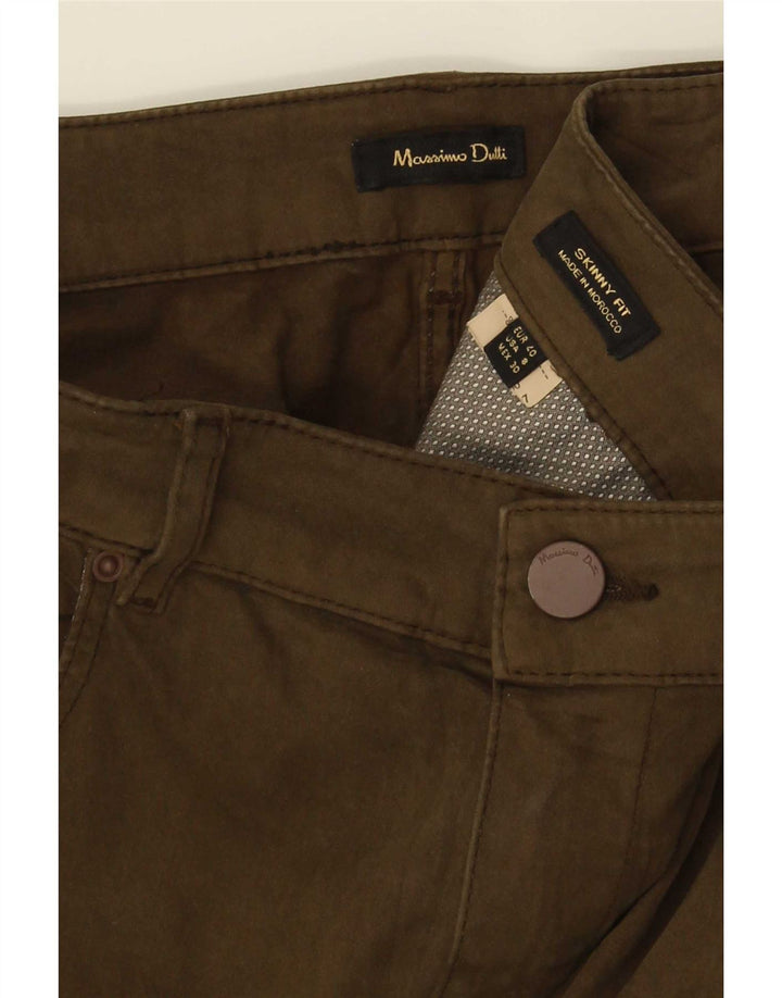 Massimo Dutti Jean skinny pour femme EU 40 Medium W30 L30 Vert