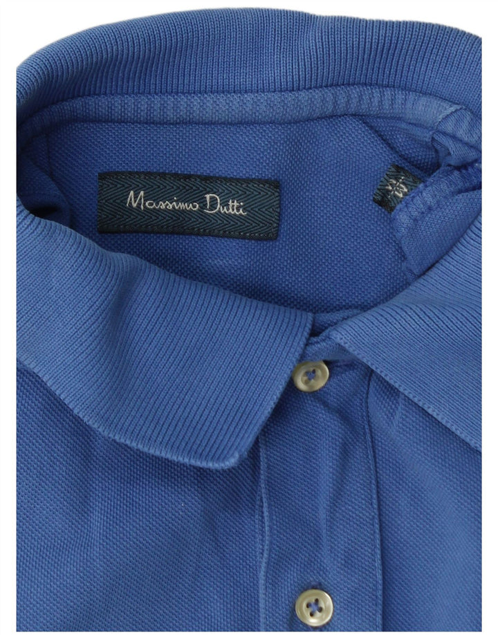 MASSIMO DUTTI Polo Homme Bleu Moyen