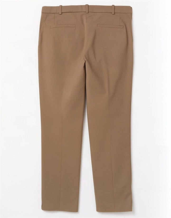 Zara Femme Pantalon Court Slim Moyen W28 L26 Beige