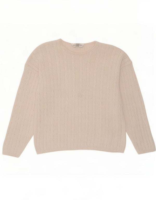 Marks & Spencer Pull col bateau pour femme UK 16 Grand coton rose