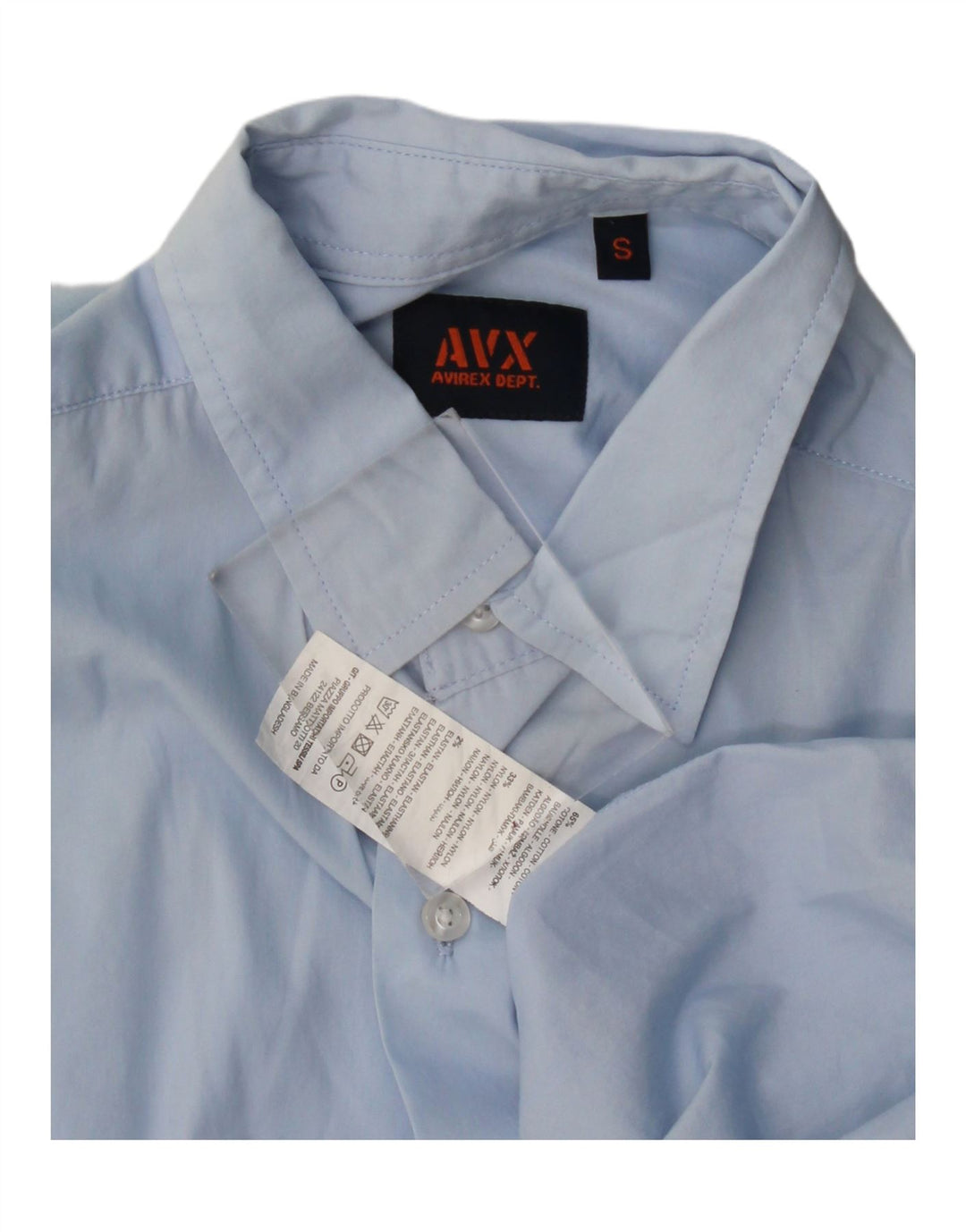 Avirex Chemise Homme Petit Bleu Coton