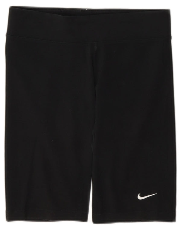 Nike Short de sport pour femme UK 10 Petit coton noir