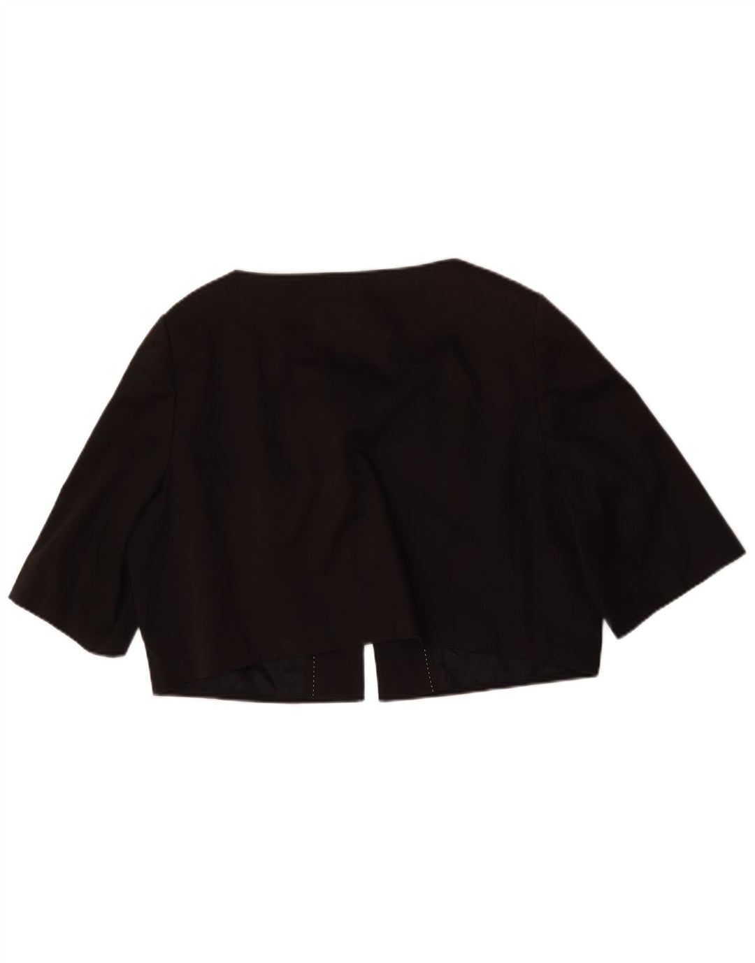 Marks & Spencer Veste boléro surdimensionnée autographe pour femme UK 14 Noir moyen
