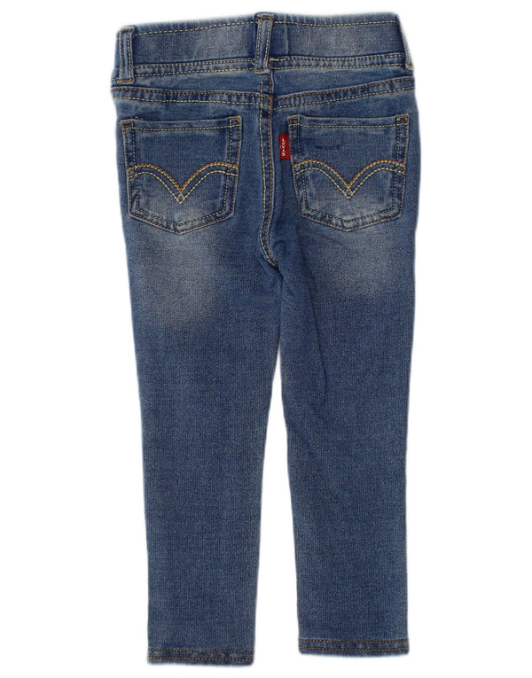 Levi's Jean skinny Jegging pour bébé fille 18-24 mois W18 L13 Bleu Coton