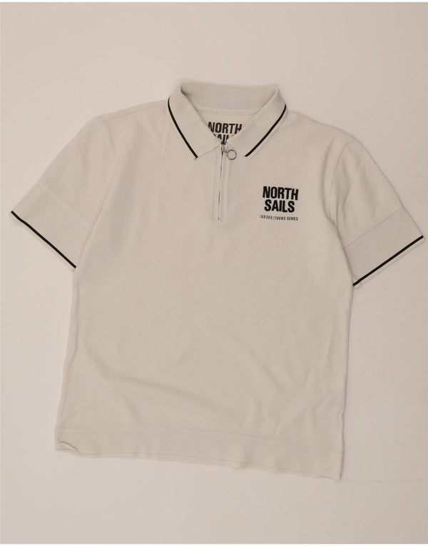 NORTH SAILS Polo graphique homme XL coton blanc