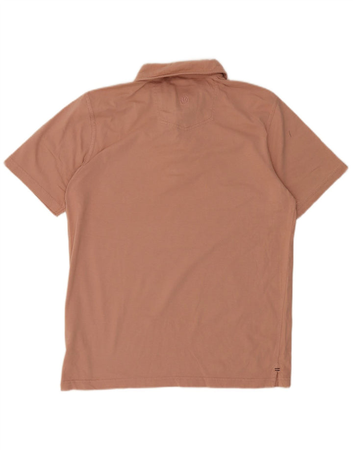 Fat Face Polo Homme Grand Rose Coton