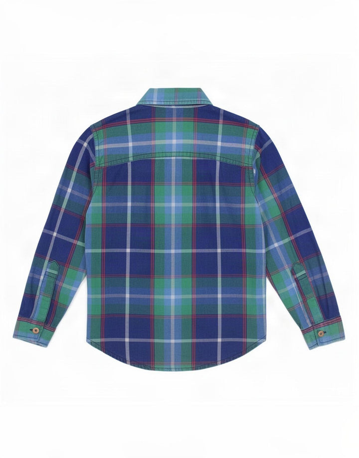 Joules Chemise Garçon 4-5 ans Bleu Carreaux Coton