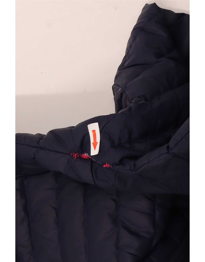 Mountain Warehouse Veste matelassée à capuche pour femme UK 10 Small Bleu marine