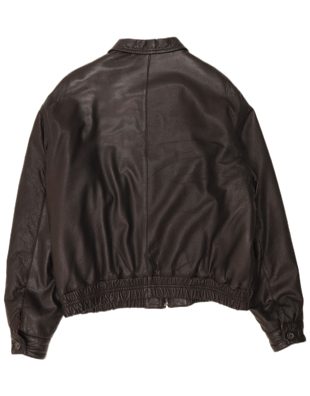 veste en cuir homme vintage IT 56 3XL Noir