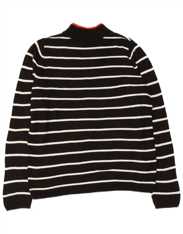 MARKS & SPENCER Pull col roulé pour femme UK 10 Small Noir