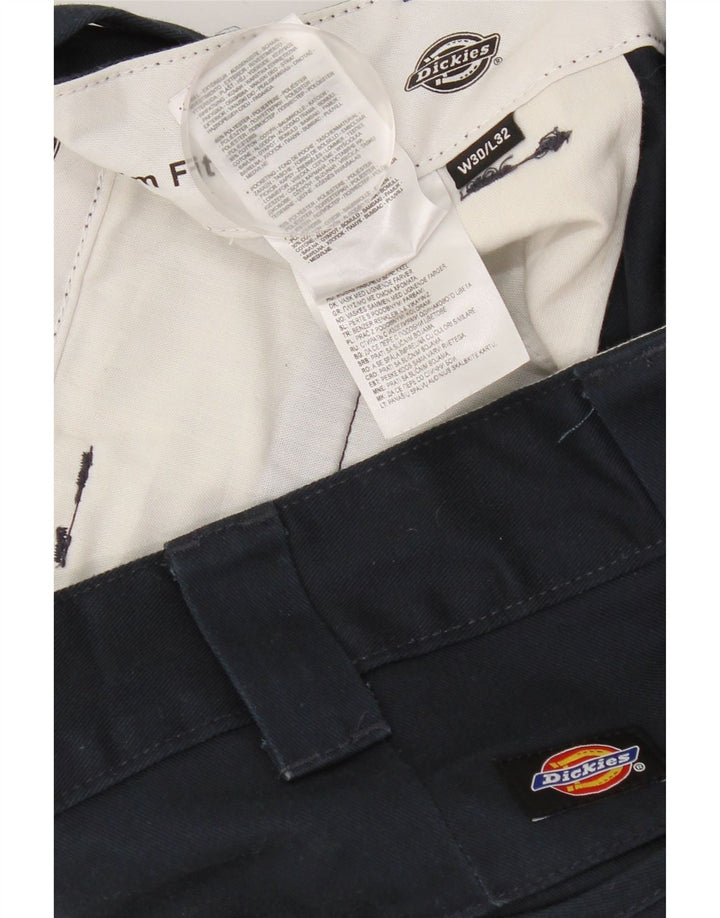 DICKIES Pantalon Chino Coupe Slim Homme W30 L26 Bleu Marine Polyester