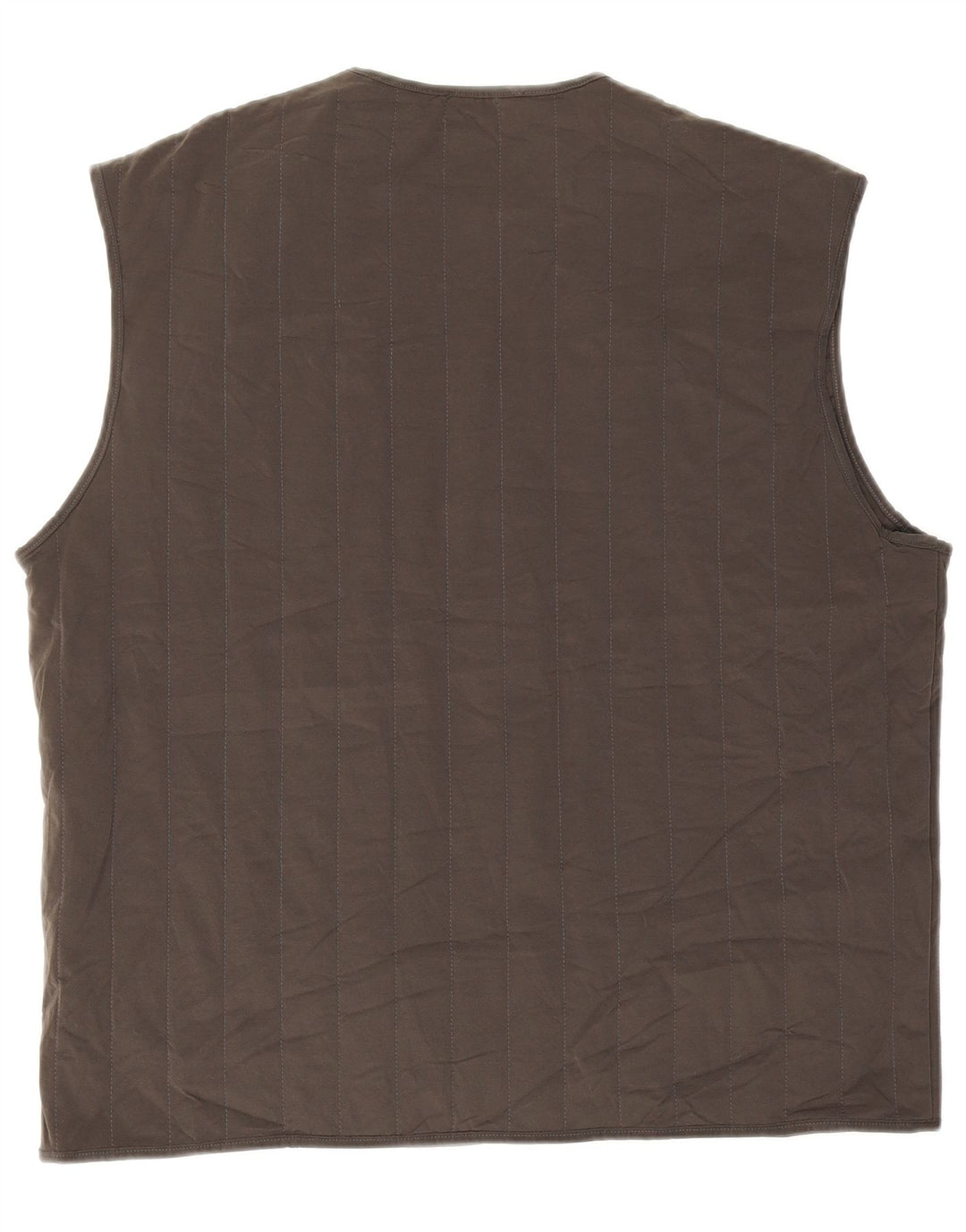 Zara Gilet rembourré pour homme UK 40 Large Gris Polyester