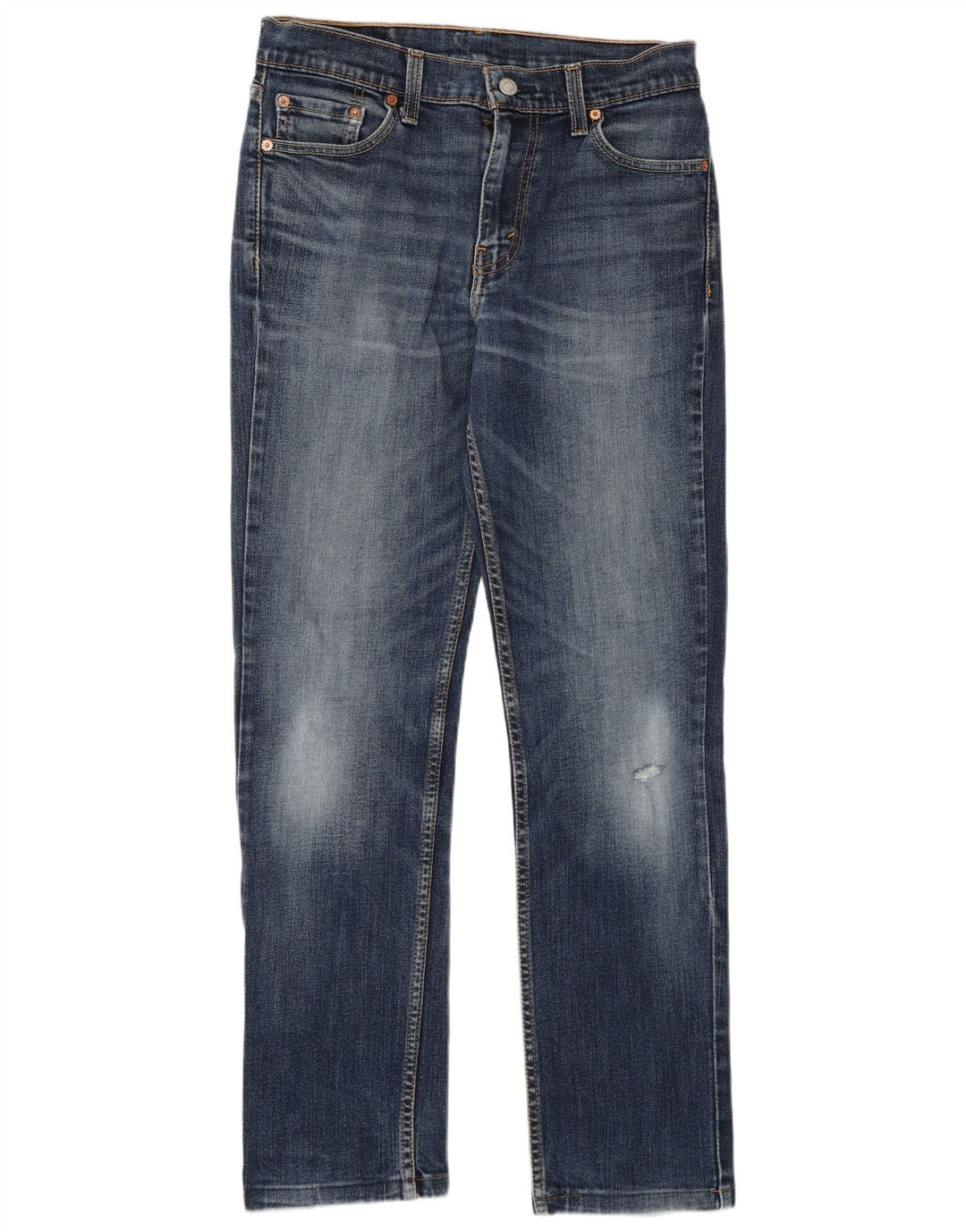 Levi's Jean Slim 511 Distressed W30 L29 Homme Bleu Coton