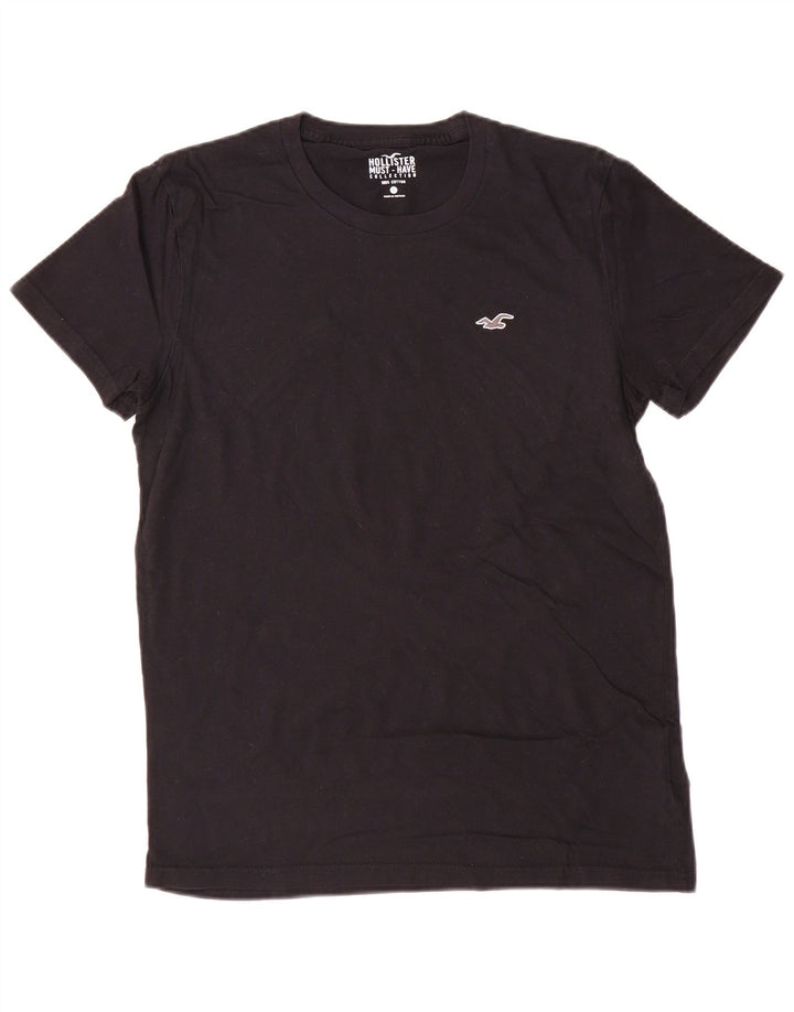 HOLLISTER T-Shirt Haut Petit Noir Coton Homme