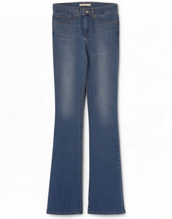Levi's Femme 315 Shaping Bootcut Jeans W27 L36 Bleu Coton