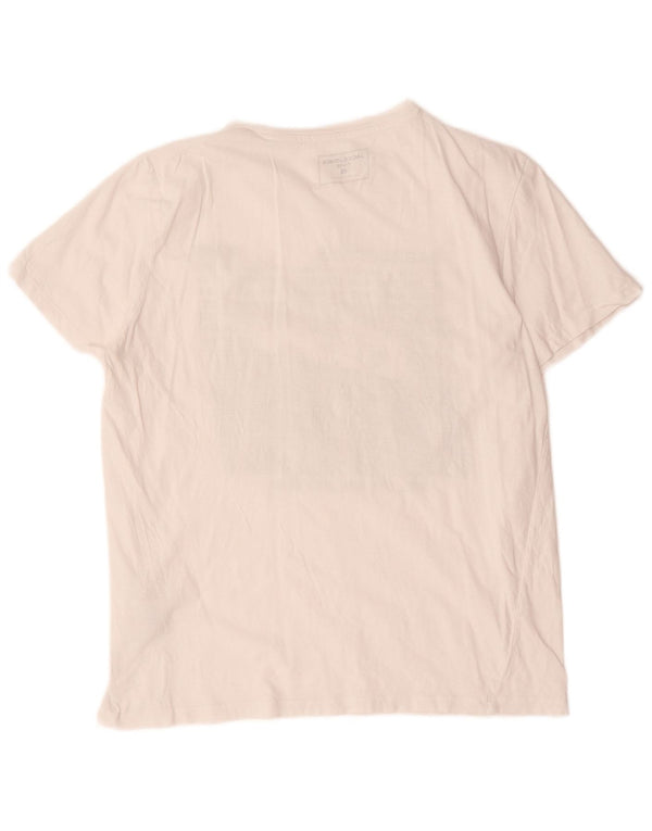 Jack & Jones T-Shirt Graphique Homme Grand Blanc Coton