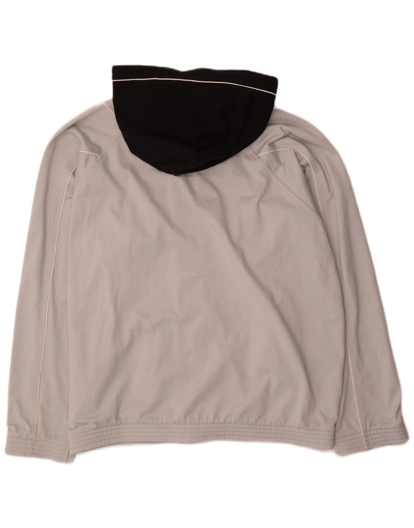 Champion Veste de survêtement à capuche graphique pour homme XL Gris Colorblock