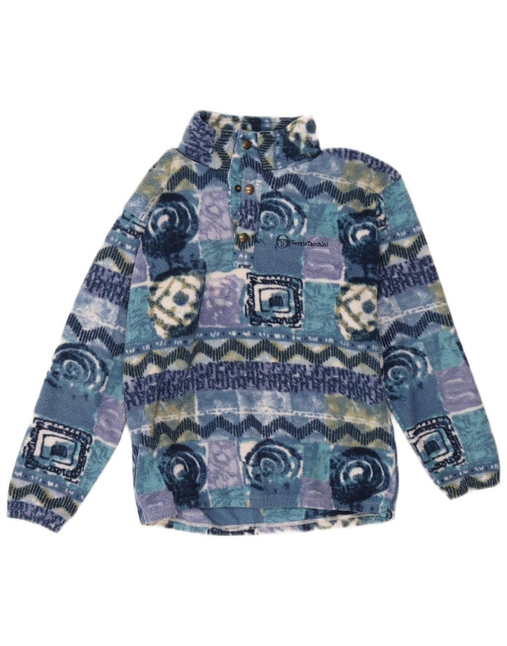 Sergio Tacchini Pull Polaire Garçon 10-11 ans Multicolore Rétro