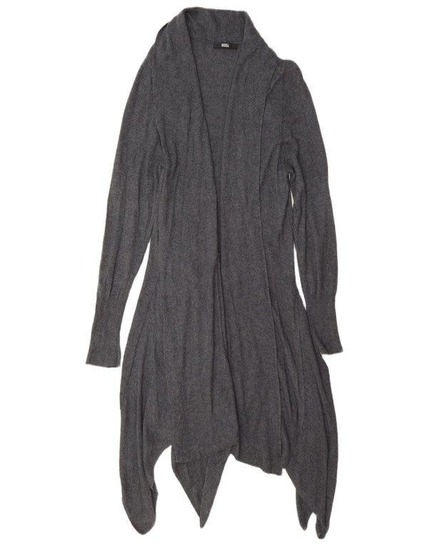 Marks & Spencer Pull cardigan asymétrique pour femme UK 14 Gris moyen