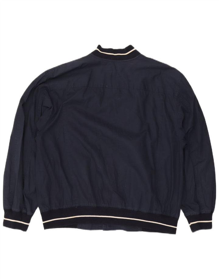 Pancaldi & B Blouson Bomber Homme IT 54 2XL Bleu Marine Coton