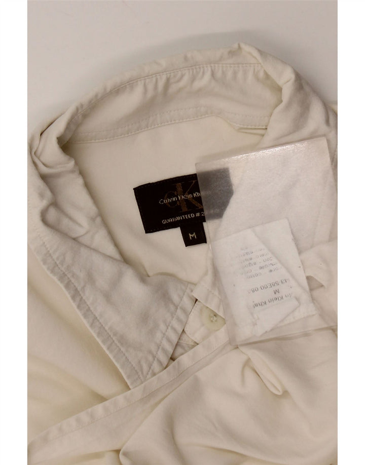 Calvin Klein Chemise Homme Blanc Moyen Coton