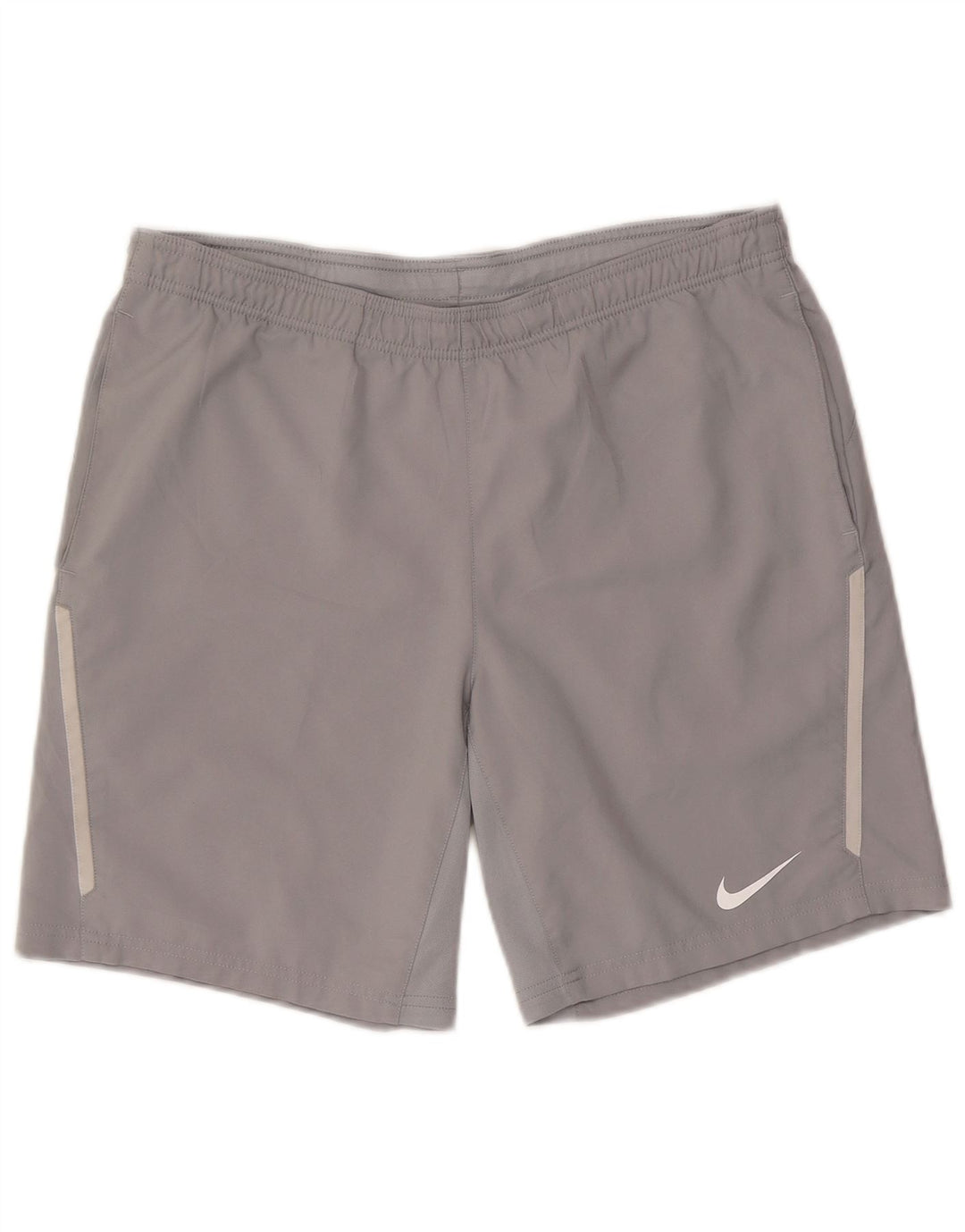 Short de sport Nike Dri Fit Homme Gris Moyen Polyester