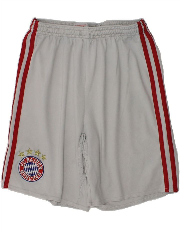 ADIDAS Boys Climacool Sport Shorts 13-14 Years  Off White Polyester | Vintage Adidas | Thrift | Second-Hand Adidas | Used Clothing | Messina Hembry 