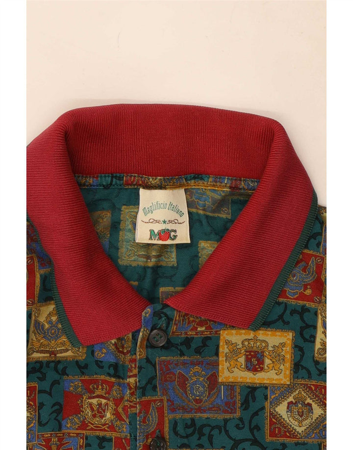 Mango Polo Homme Large Multicolore Géométrique