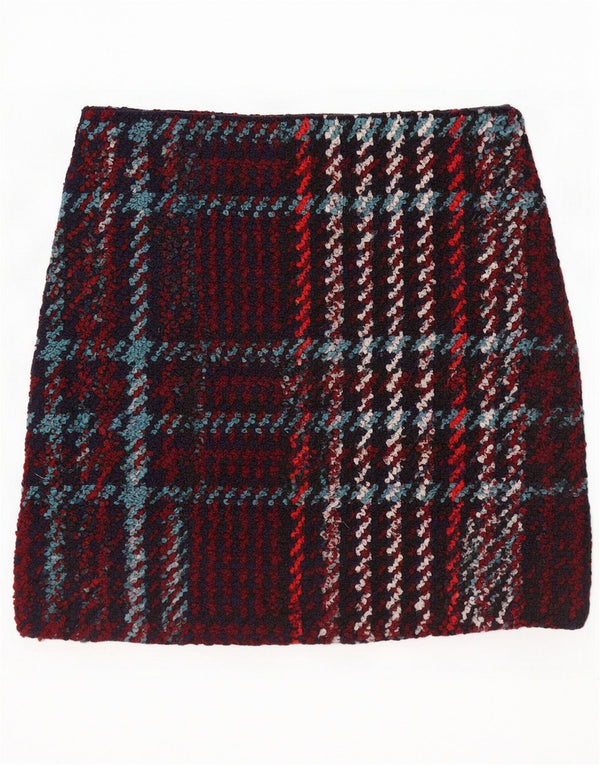 Marks & Spencer Mini-jupe pour femme UK 16 Large W34 à carreaux multicolores