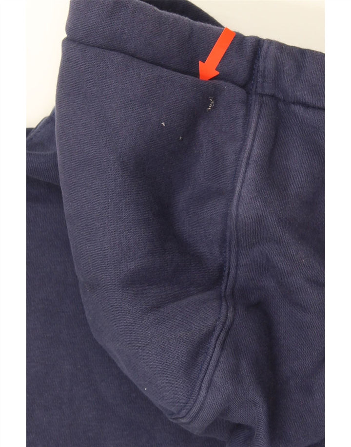 NIKE Pull à capuche zippé pour homme en coton bleu marine moyen