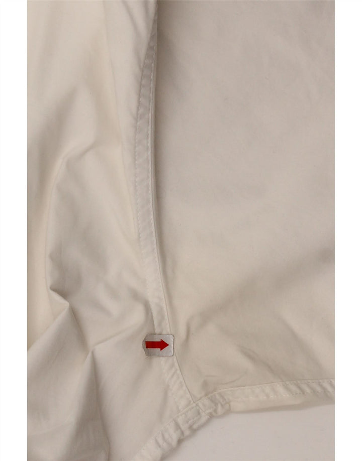 Timberland Chemise à Manches Courtes Homme Blanc Moyen Coton