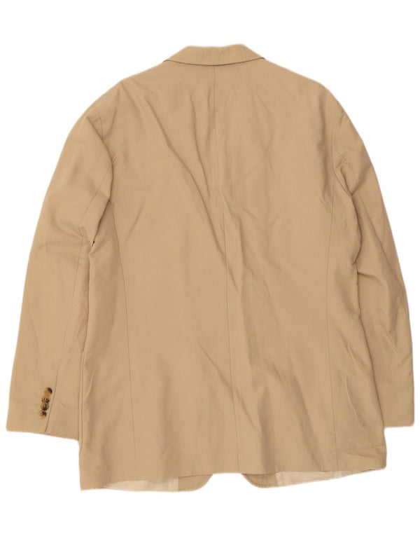 HUGO BOSS Veste Blazer 3 Boutons Homme EU 52 XL Coton Beige