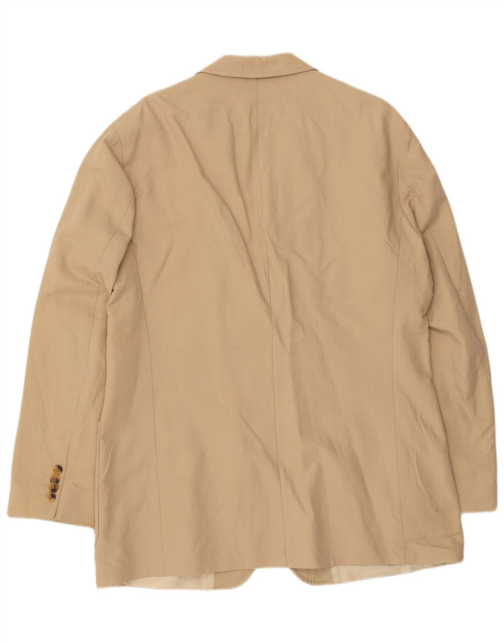 HUGO BOSS Veste Blazer 3 Boutons Homme EU 52 XL Coton Beige