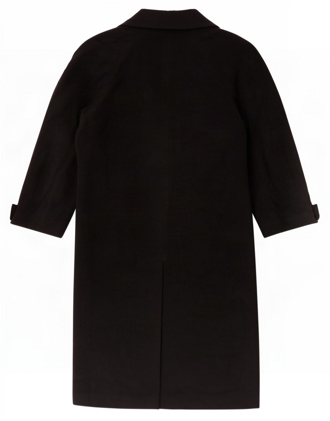 Benetton Pardessus Oversize Femme IT 40 Petite Laine Noire