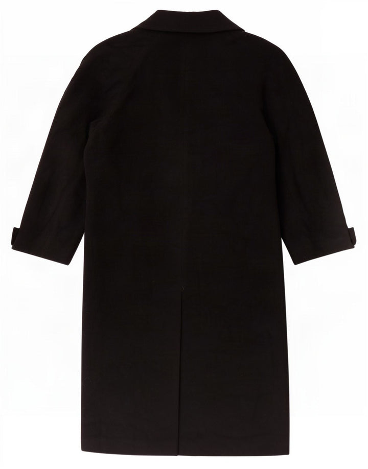 Benetton Pardessus Oversize Femme IT 40 Petite Laine Noire