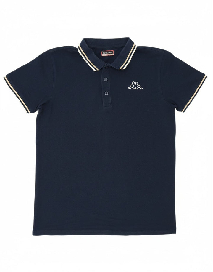 KAPPA Mens Polo Shirt Large Navy Blue