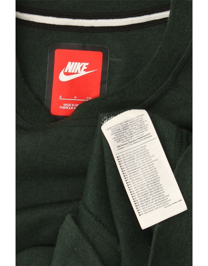 NIKE Sweat-shirt pour homme en coton vert petit
