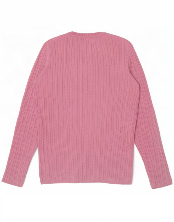 Tommy Hilfiger Pull Col Bateau Homme Rose Moyen Coton