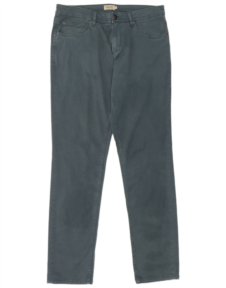 Dack's Pantalon Slim Casual Homme W34 L32 Vert Coton