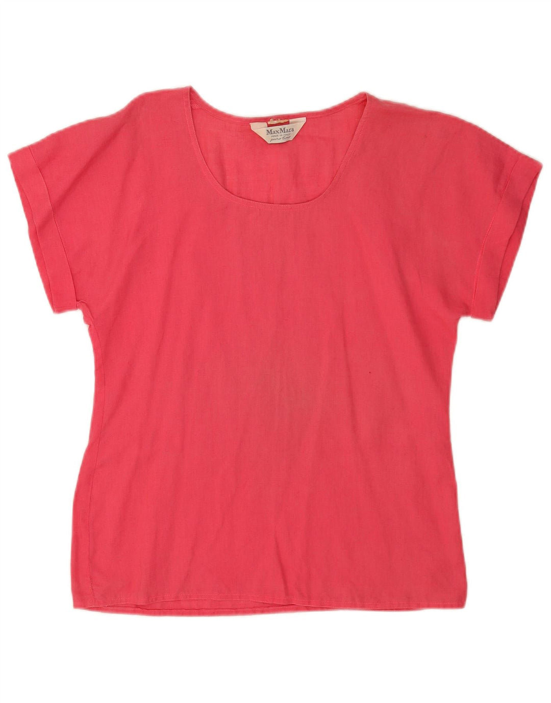Max Mara Chemisier Femme UK 12 Rose Moyen